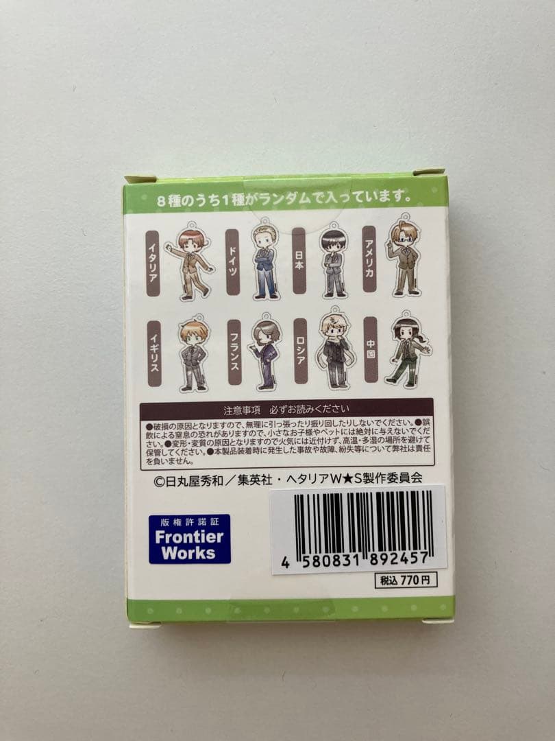 ヘタリアレトロチックキーホルダー×8