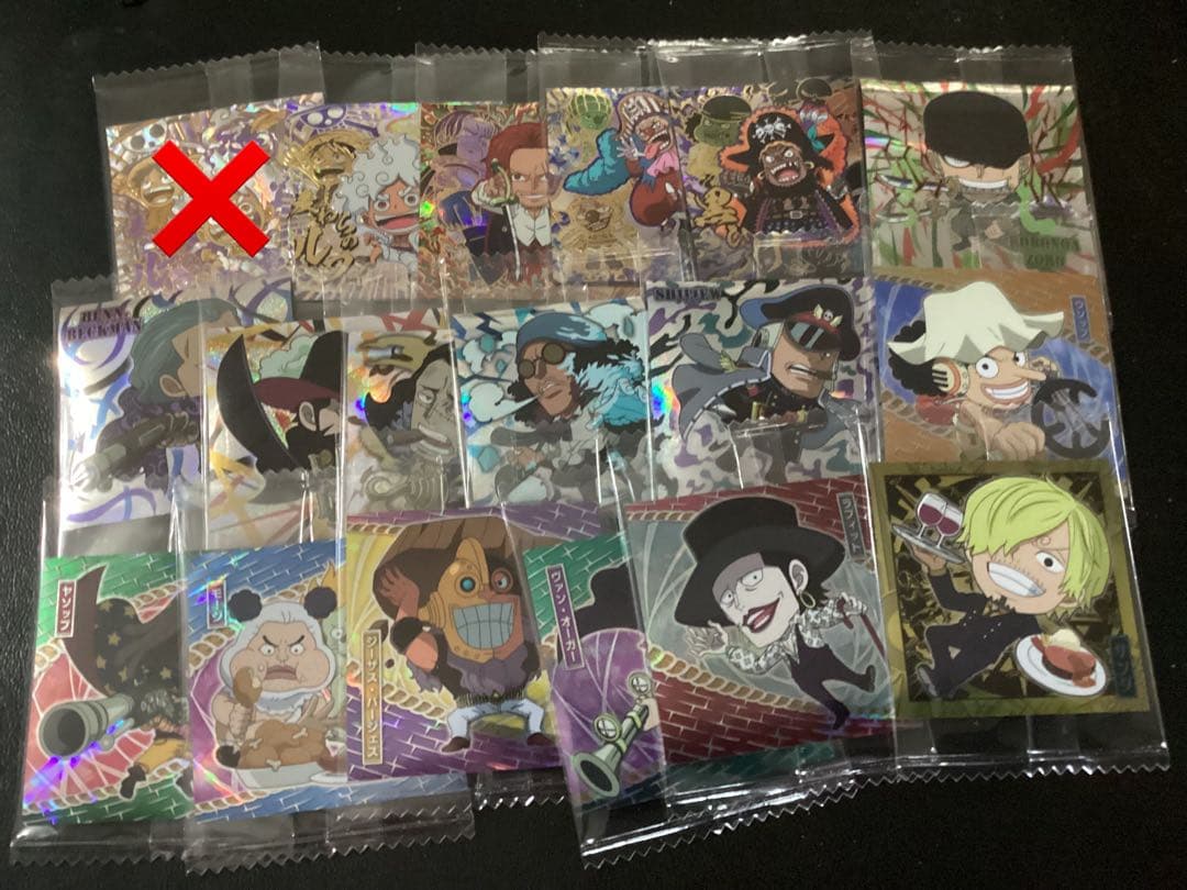 ワンピース大海賊シールウエハースLOG.14　パラレル含む全３８種セミコンプ