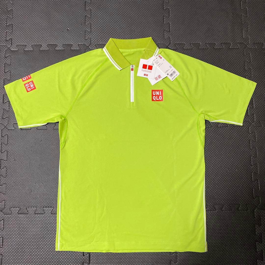 希少　【新品】ユニクロ 錦織圭 テニスウェア 2015 全豪 ポロシャツ 半袖