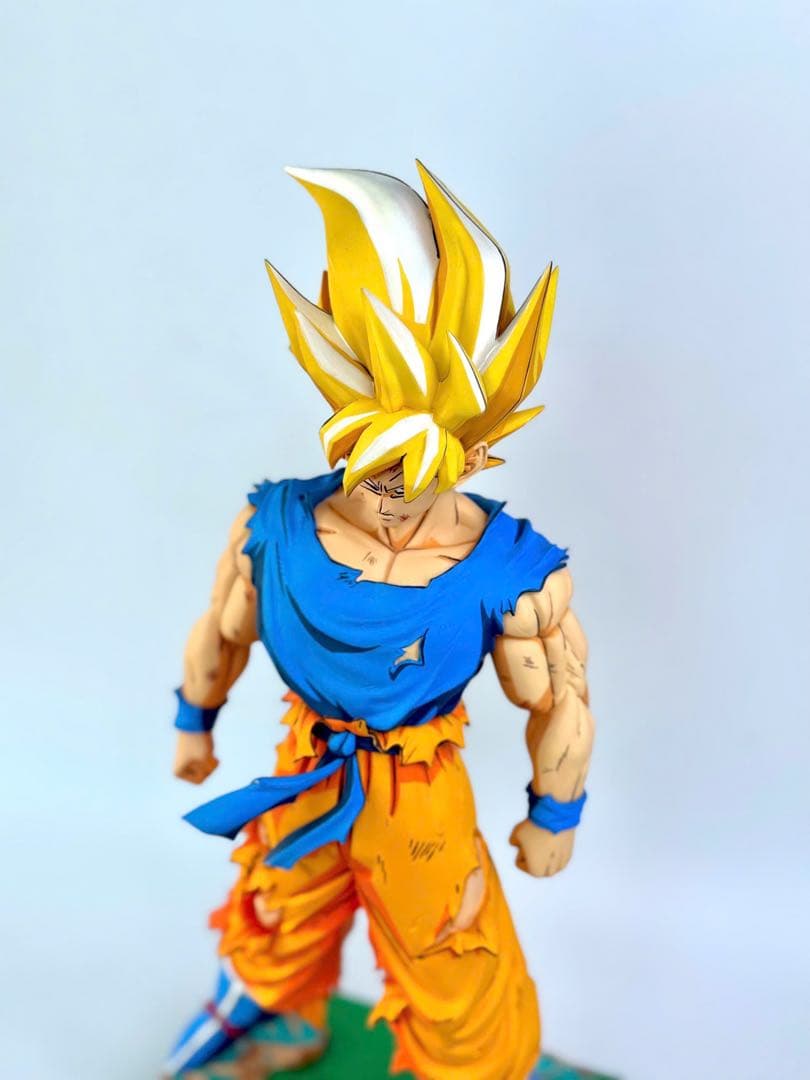 ドラゴンボールガレージキット　超サイヤ人孫悟空リペイント