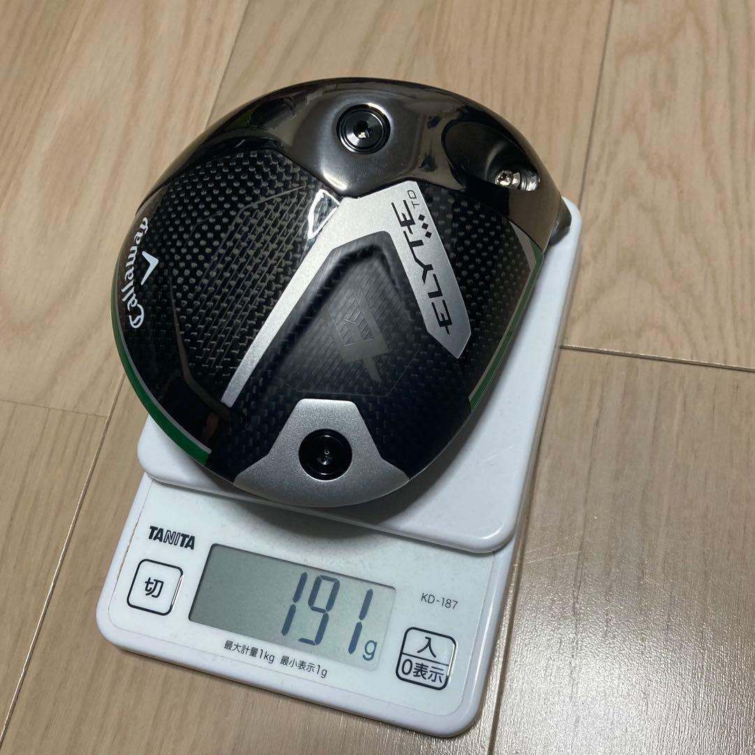 キャロウェイ　エリートトリプルダイヤTDドライバー ヘッドのみ　9.0