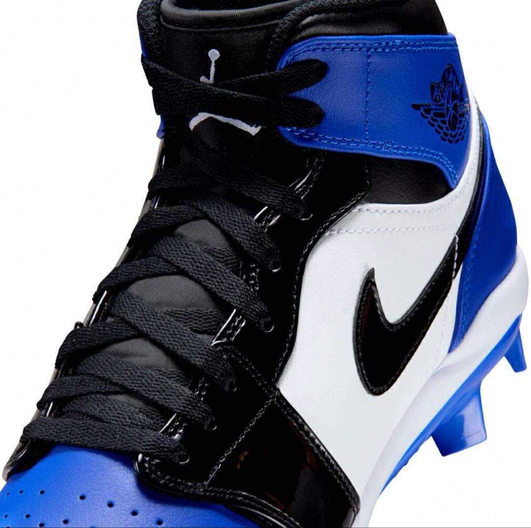 Nike スパイク AIR JORDAN 青/黒/白 ハイカット 26.5
