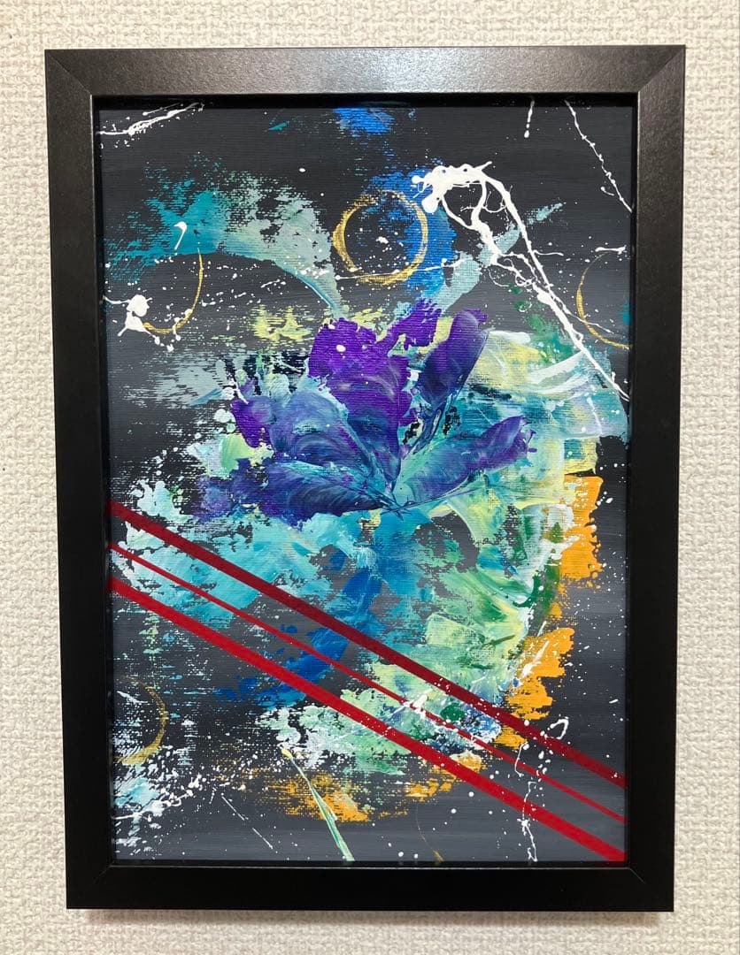 原画　抽象画　絵画　アクリル画　現代アート　細密画　手描き　一点物