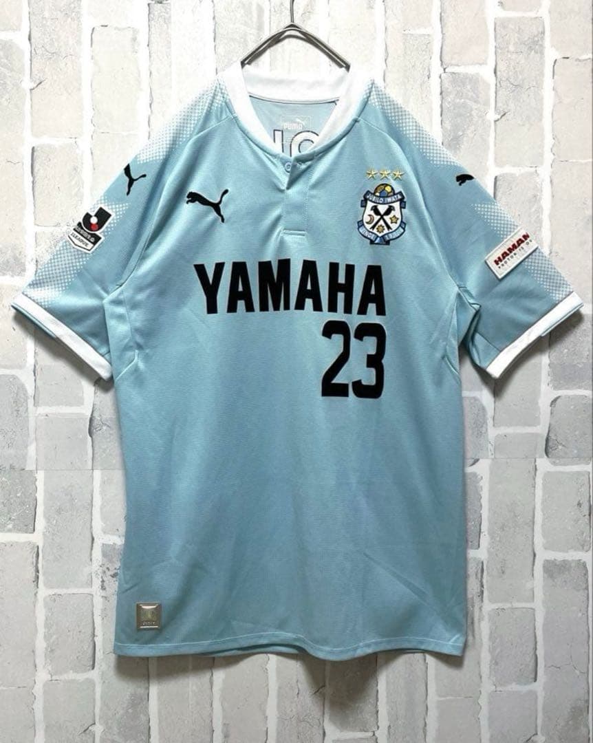 プーマ 山本康裕 Jリーグ ジュビロ磐田 2017 ユニフォーム 半袖刺繍ロゴ