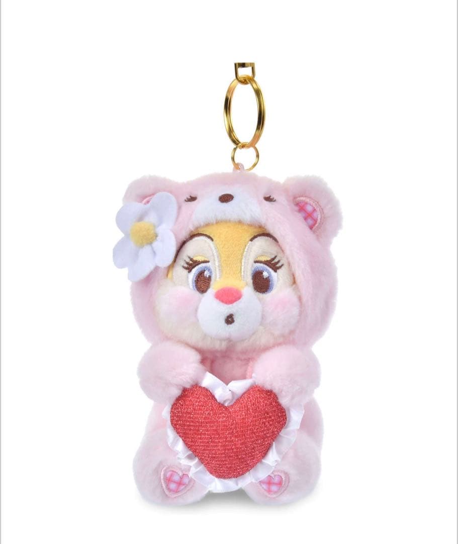 チップとデール クラリス プラッシュキーチェーン