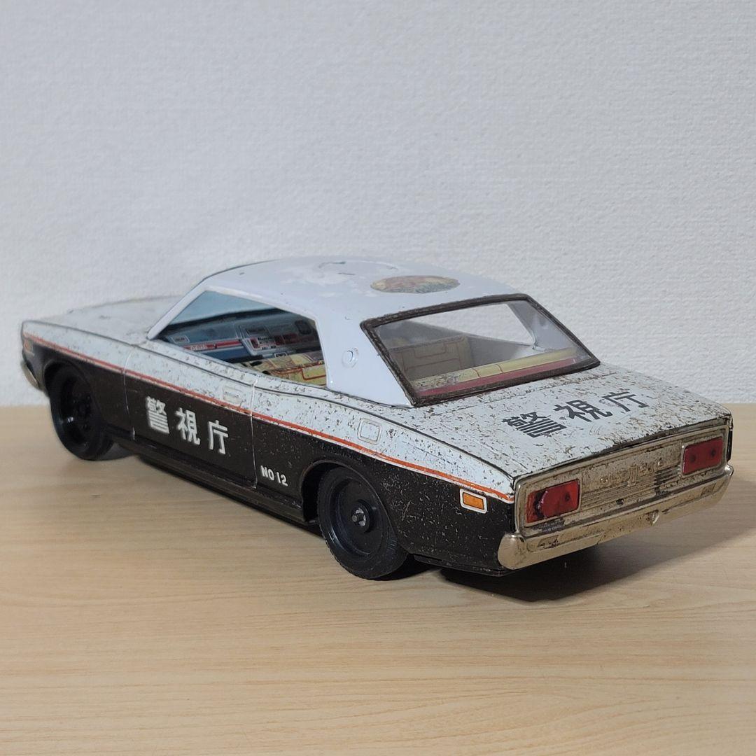 イチコー ブリキ ニッサングロリア パトカー 40cm ジャンク品 昭和レトロ