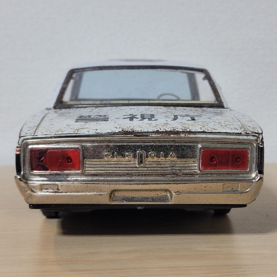 イチコー ブリキ ニッサングロリア パトカー 40cm ジャンク品 昭和レトロ