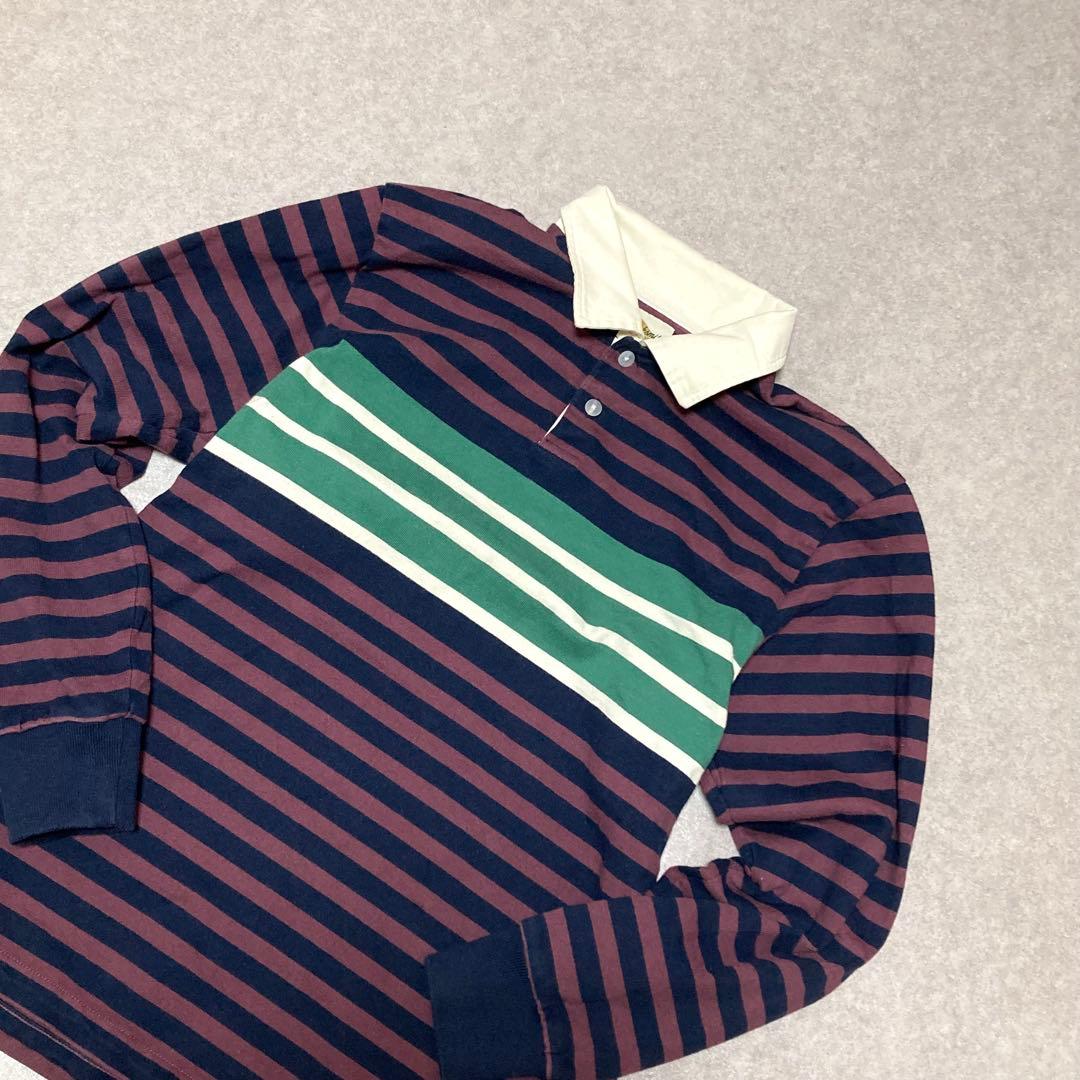 Tracksmith ラガーシャツ Cotton Rugby 古着