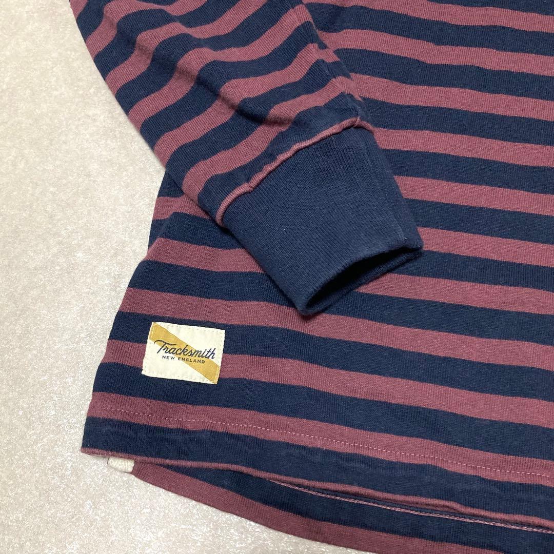 Tracksmith ラガーシャツ Cotton Rugby 古着