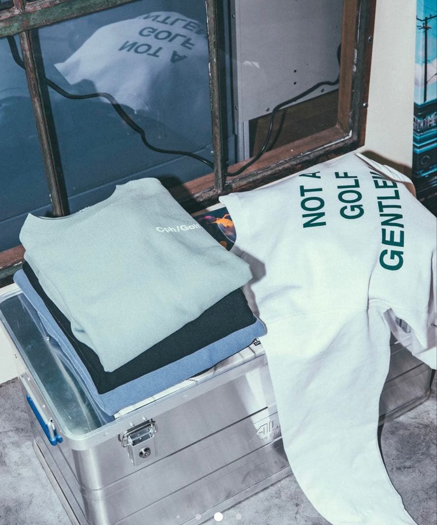 メンズウェア #GENTLEMAN CREW SWEAT - WHITE -
