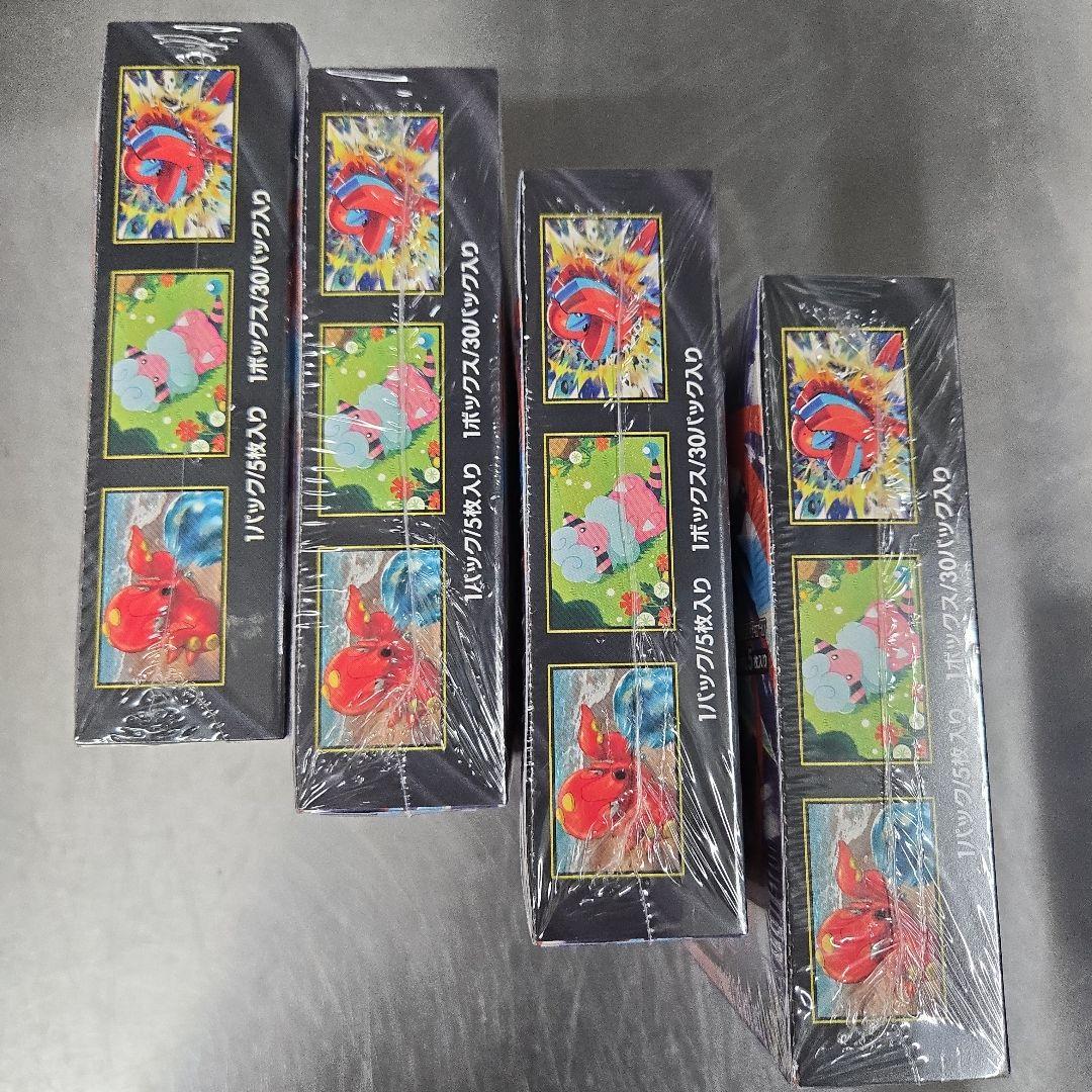 シュリンク付き新品未開封 ニンジャスピナー 4BOX ポケモンカード