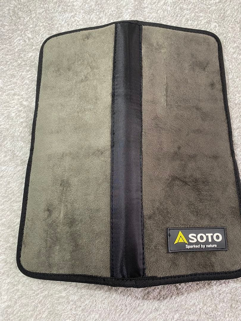 【美品】SOTO アルミ折りたたみテーブル 収納ケース クッションカバー