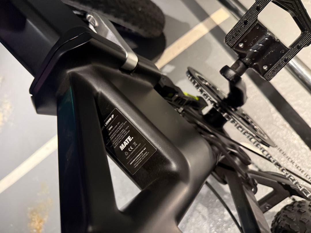 新品MATE BIKE MATE X Eバイク　メイトバイクブラックカラー