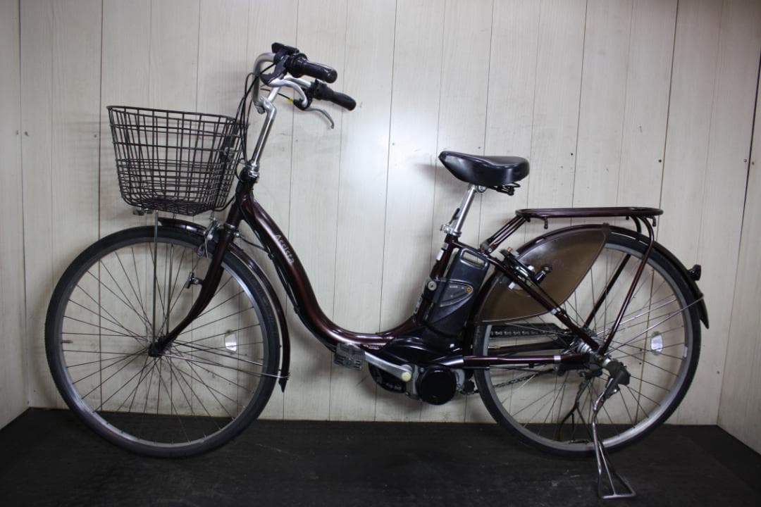 ブリヂストンアシスタベーシックA6B16 13.2AH 26インチ LED 茶
