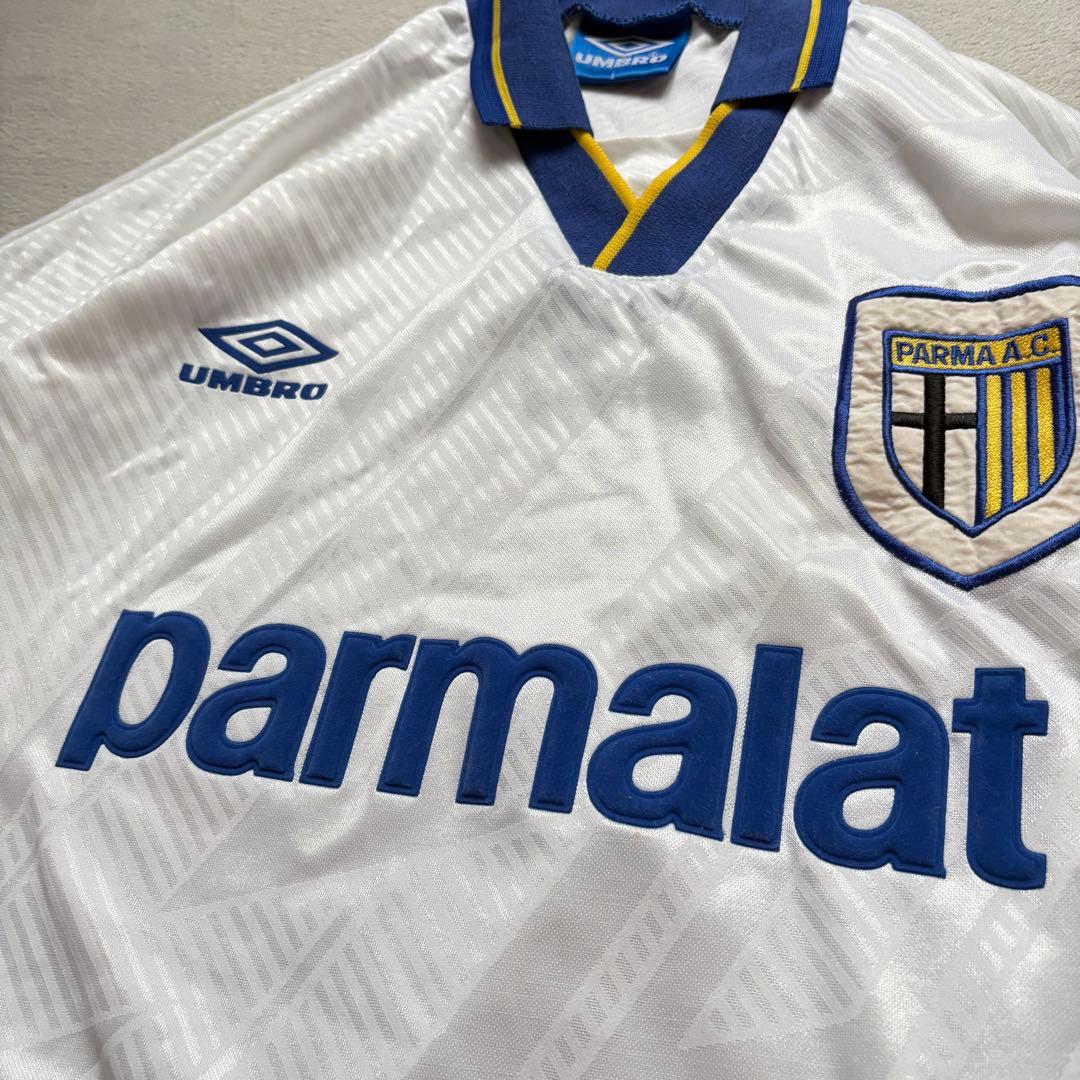 最*ん様 90s Umbro パルマ ユニフォーム サッカーシャツ ゲームシャツ