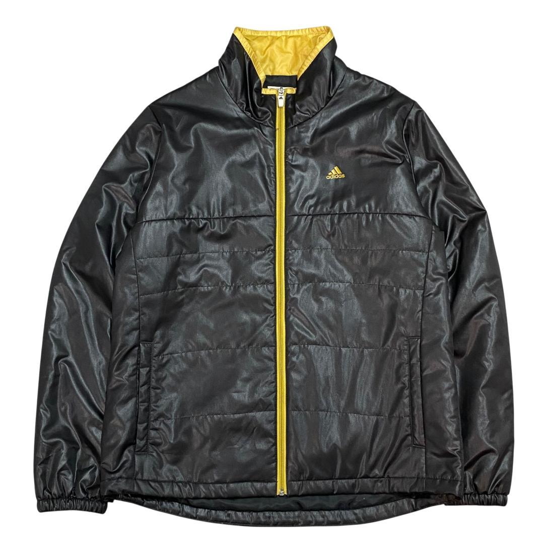 ADIDAS アディダス 中綿 ジャケット セットアップ L ブラック ゴールド