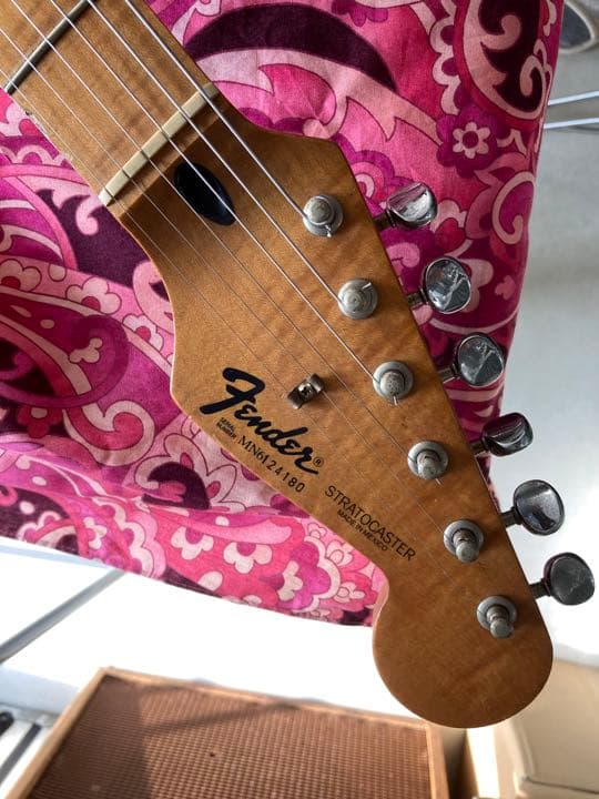Fender Mexico 1996 虎杢メイプルネック　ストラトキャスター