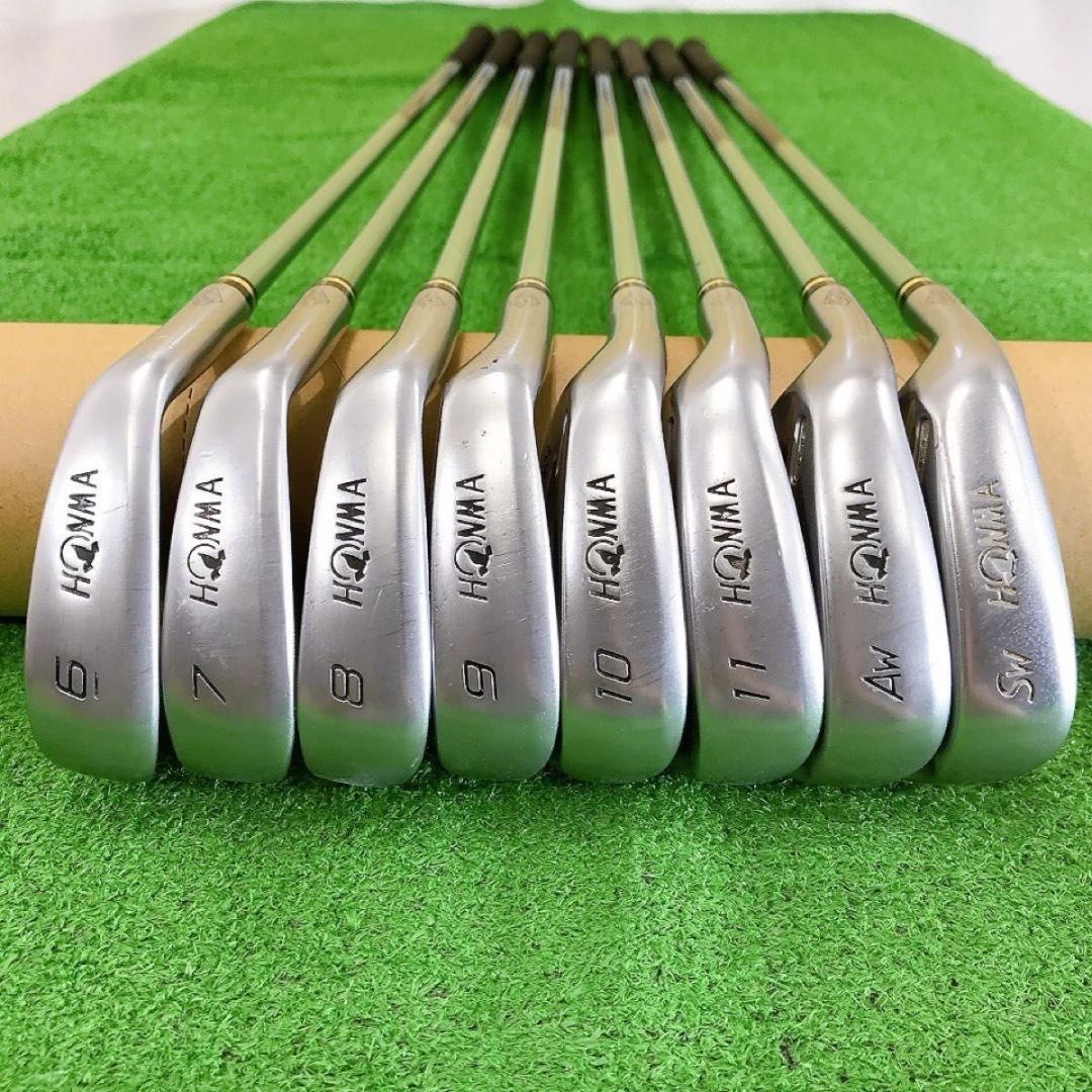 ツ03★★左利き用HONMA BERES IS-03 8本アイアンセット R