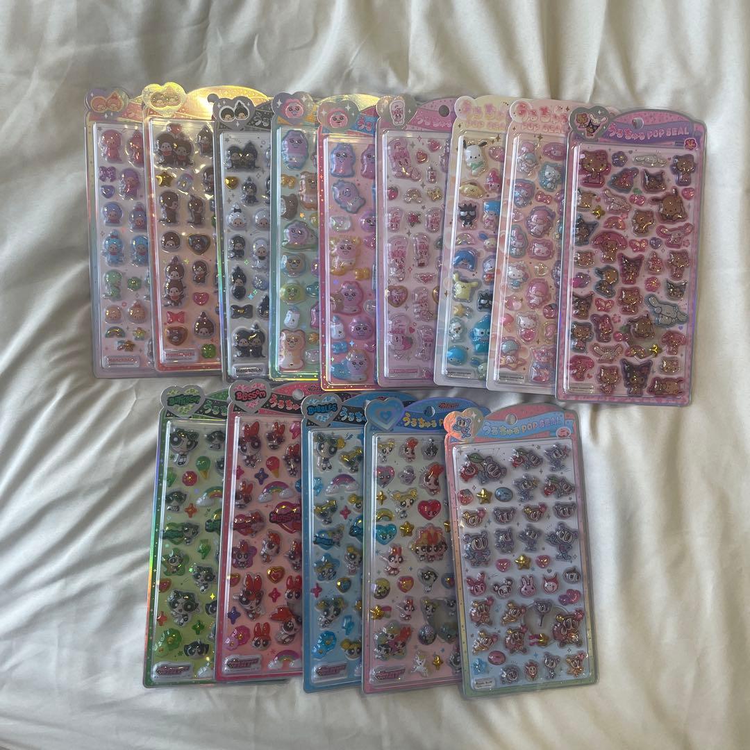 シール まとめ売り♡ 48枚 サンリオ多め ボンボンドロップシール うるちゅる