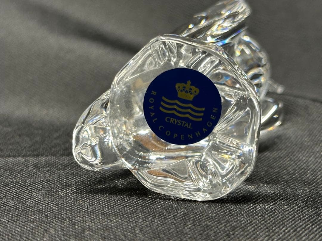 【美品】  Crystal 鳥　置物　イーグル
