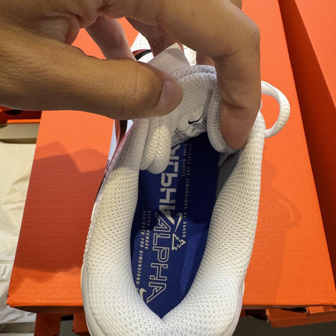 ナイキ ALPHA スパイク 白青 NFL 28cm