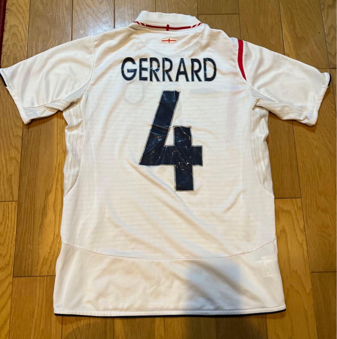 イングランド代表 GERRARD 4番 シャツ