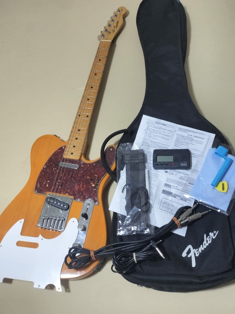 Squier スクワイア テレキャスター ナチュラル ケースオマケ付 初心者最適