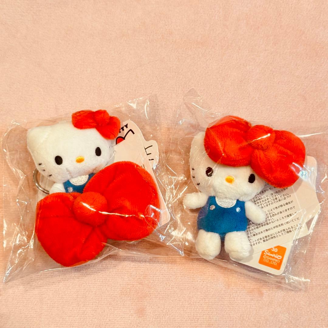 LOWRYS FARM ローリーズファーム　キティ ぬいキーホルダー　リボンノリ