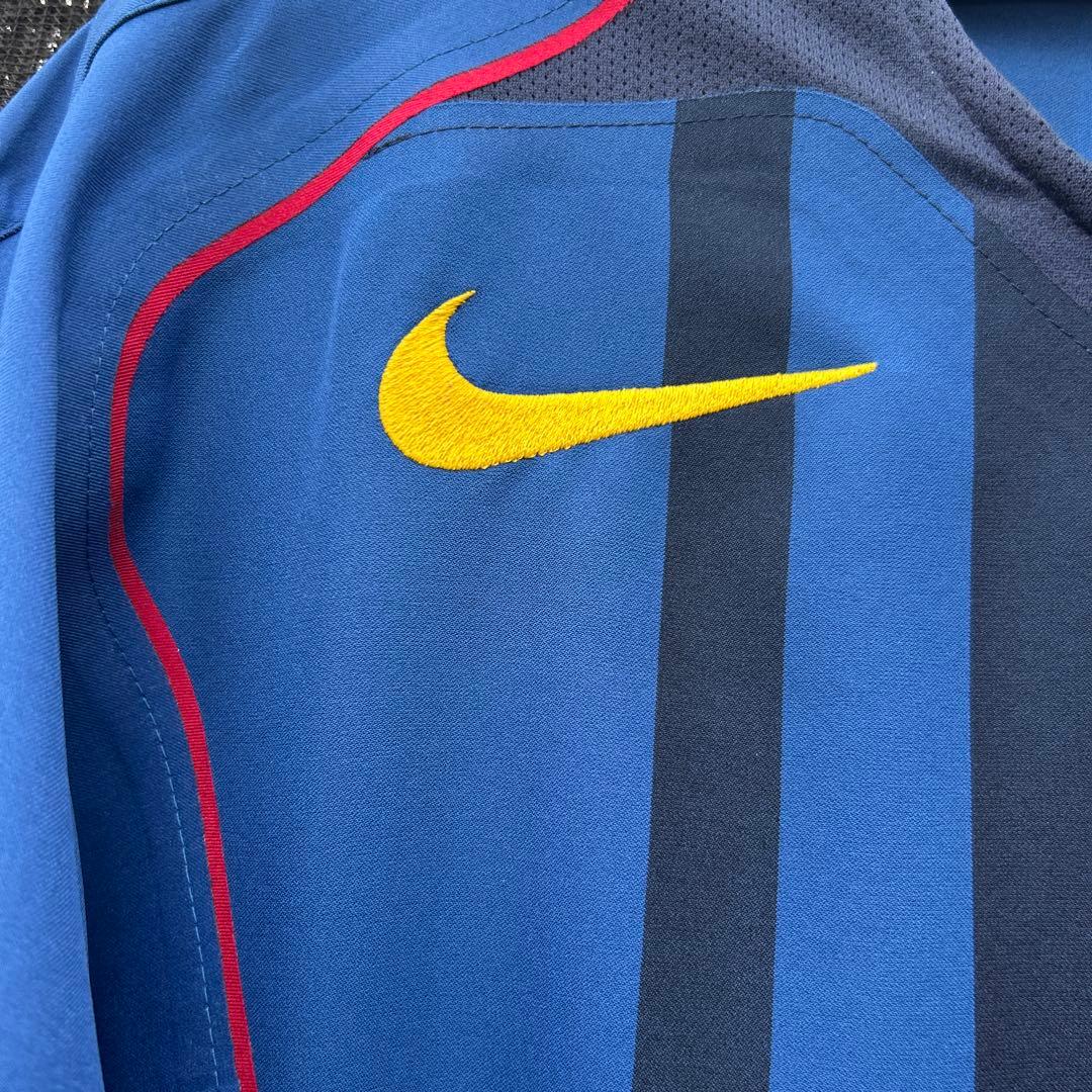 FC Barcelona Nike 長袖ユニフォーム選手支給用ロナウジーニョＬ