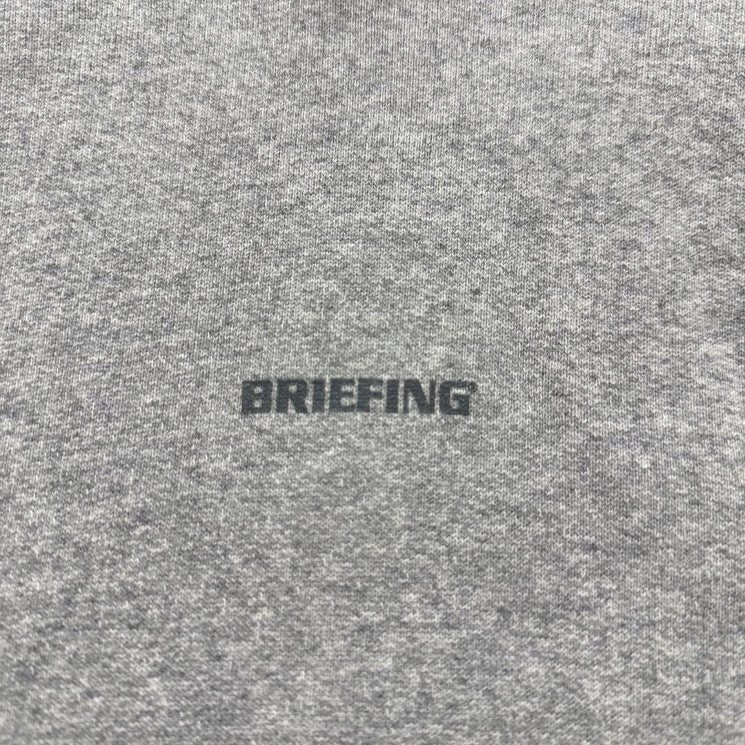 BRIEFING コットン パーカー GOLF メンズ グレー L