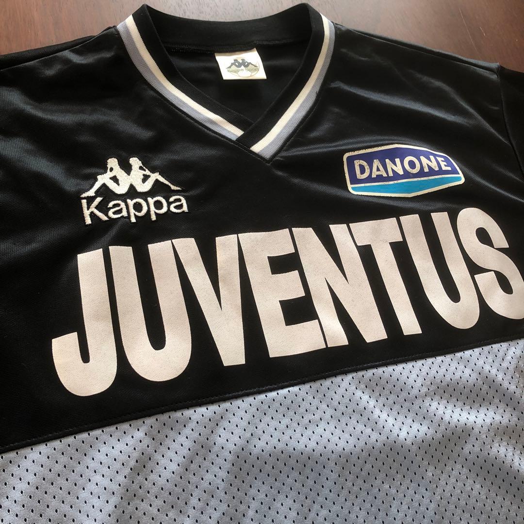 JUVENTUS Kappa トレーニングシャツ 黒/灰