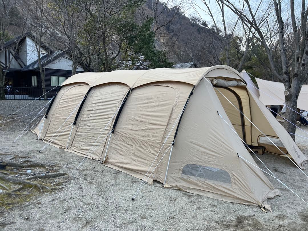 ① ＤＯＤ　カマボコテント　３Ｌ　タン　専用インナーテント・マットシートセット付