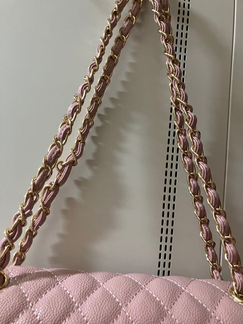 CHANEL マトラッセ　ショルダー　ピンク　シリアル　ノベルティ　コレが最後