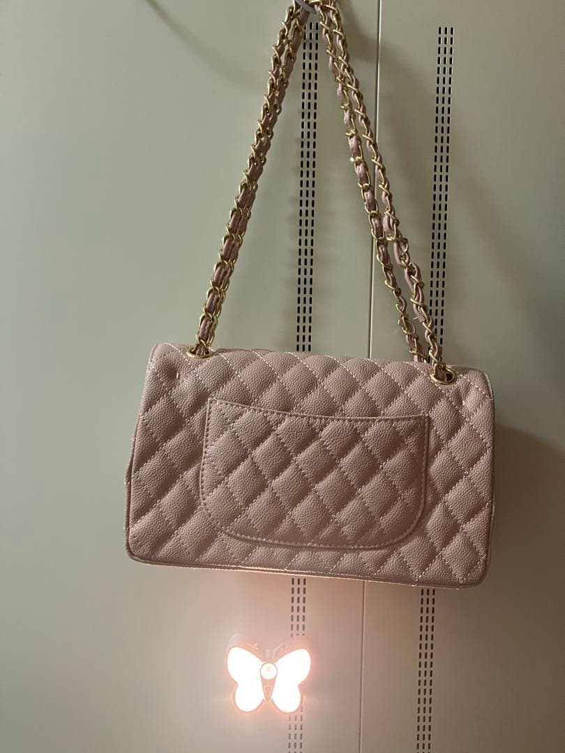 CHANEL マトラッセ　ショルダー　ピンク　シリアル　ノベルティ　コレが最後