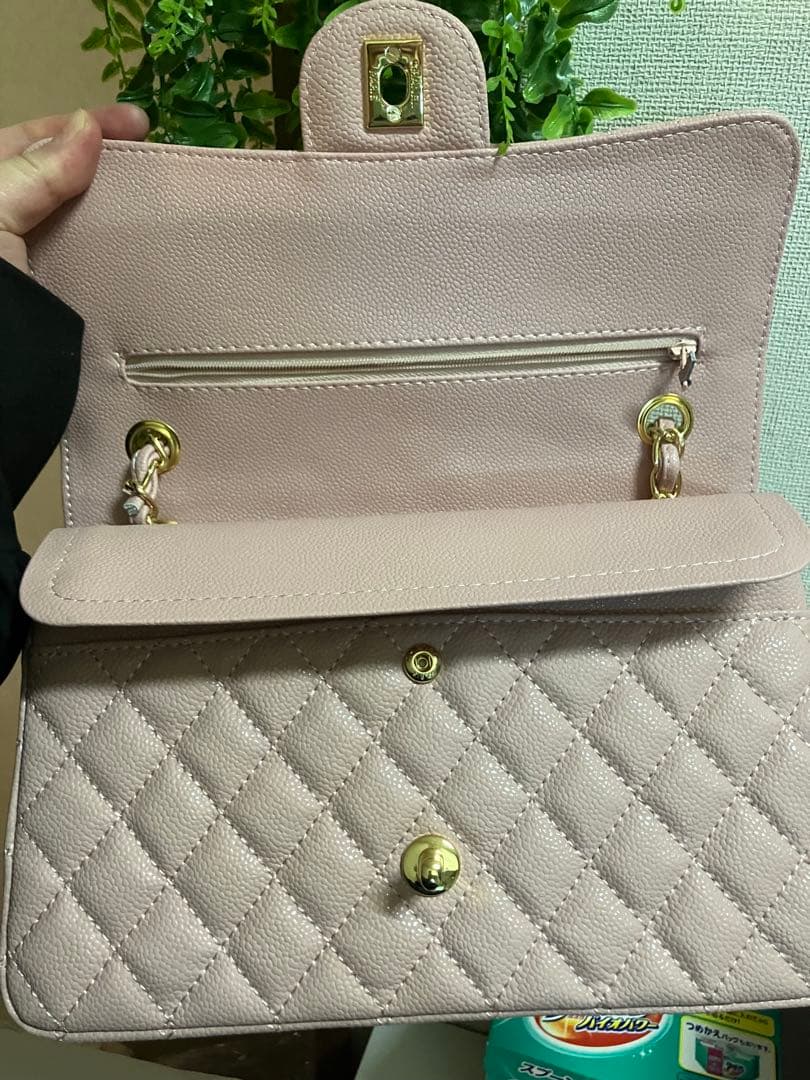 CHANEL マトラッセ　ショルダー　ピンク　シリアル　ノベルティ　コレが最後