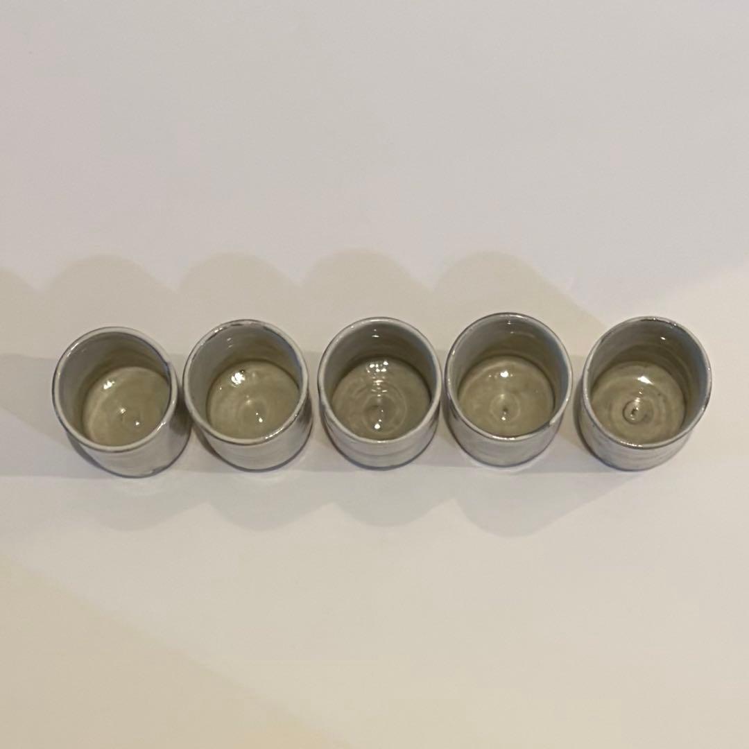 隆太窯中里隆作 湯呑み 5個セット 木箱入り