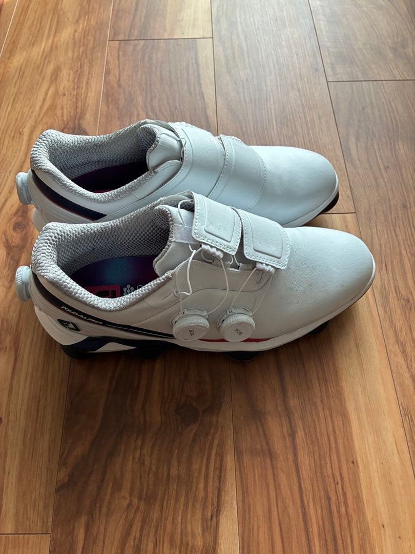 FootJoy ツアーアルファ　トリプルBOA ホワイト/ネイビー　27cm