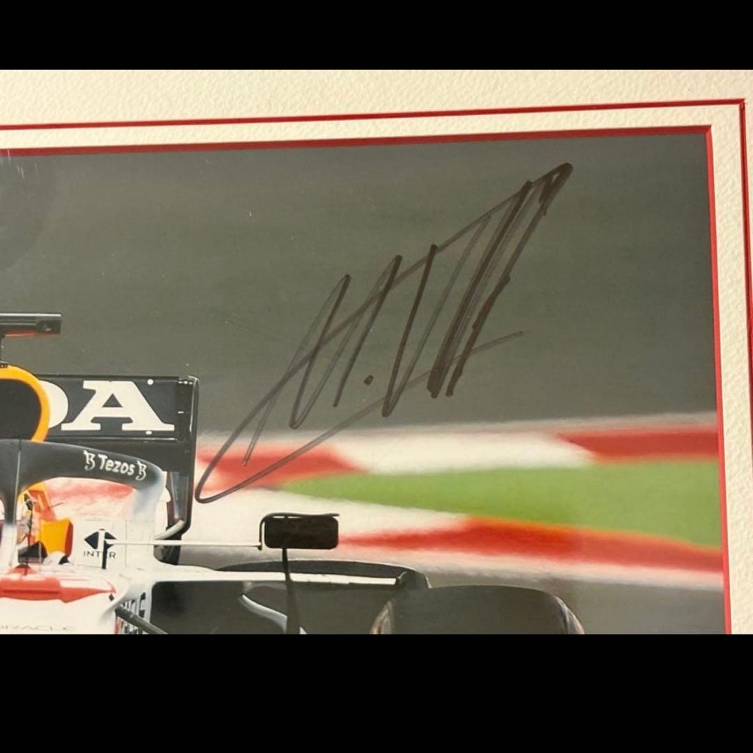 激レア レッドブルF1 マックス・フェルスタッペン 直筆サイン入り写真