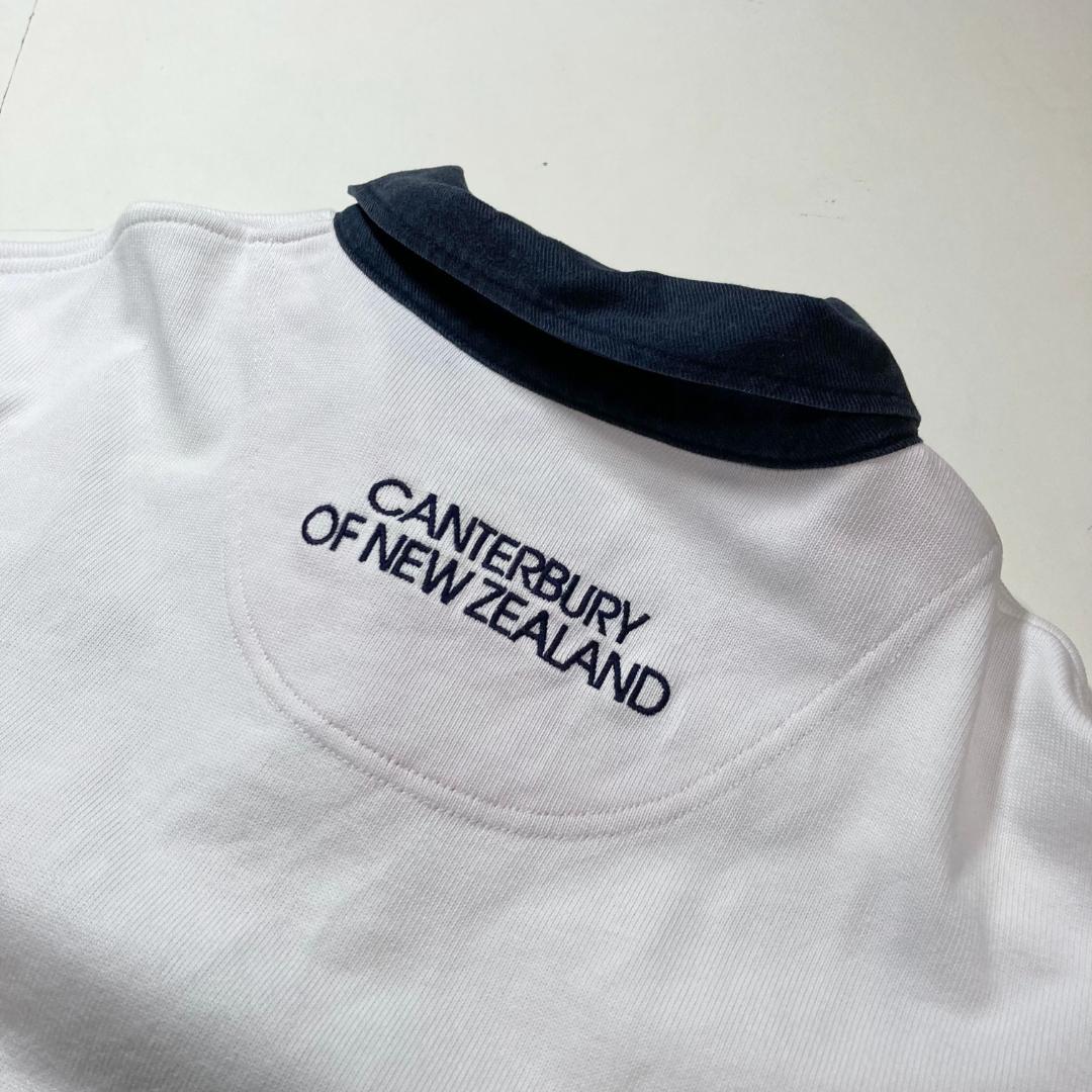 カンタベリー　ラガーシャツ　3L（2XL）　ポロシャツ　長袖　ボーダー　ラグビー