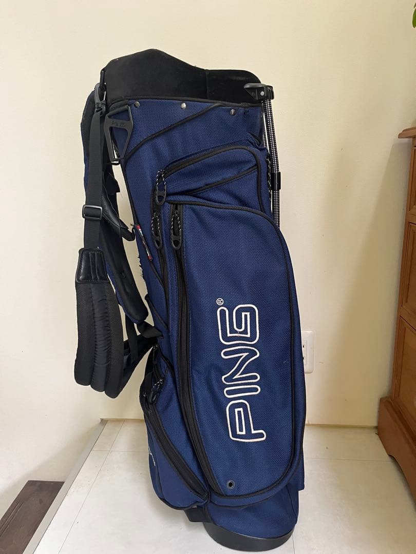 PING キャディバッグ スタンド型　ネイビー HOOFER VANTAGE