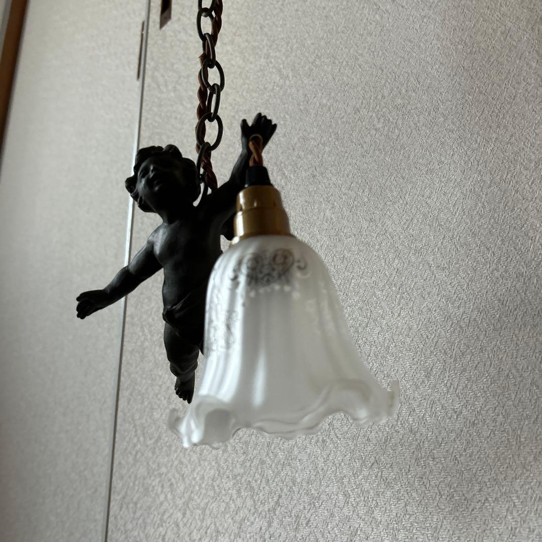 ヴィンテージ　天使のペンダントライト