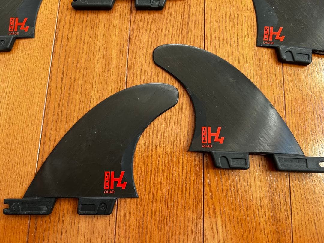 FCS II H4 FIN Lサイズ & QUAD REAR FINS