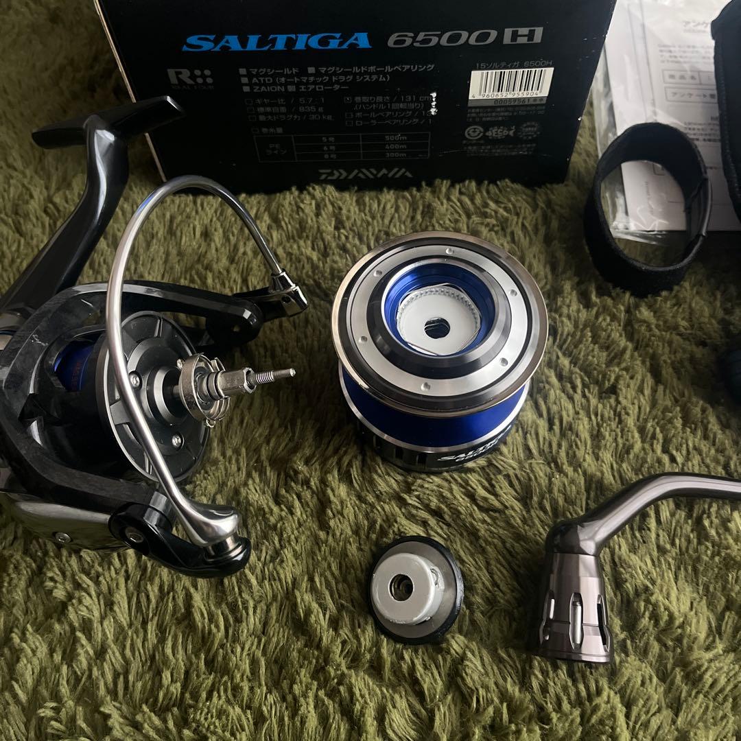 【美品】ダイワ 15 ソルティガ 6500H
