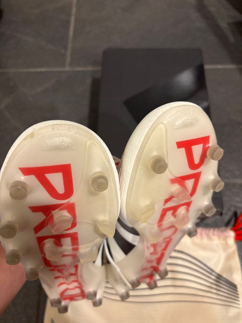 Adidas Predator Elite AG 26cm ホワイト/レッド