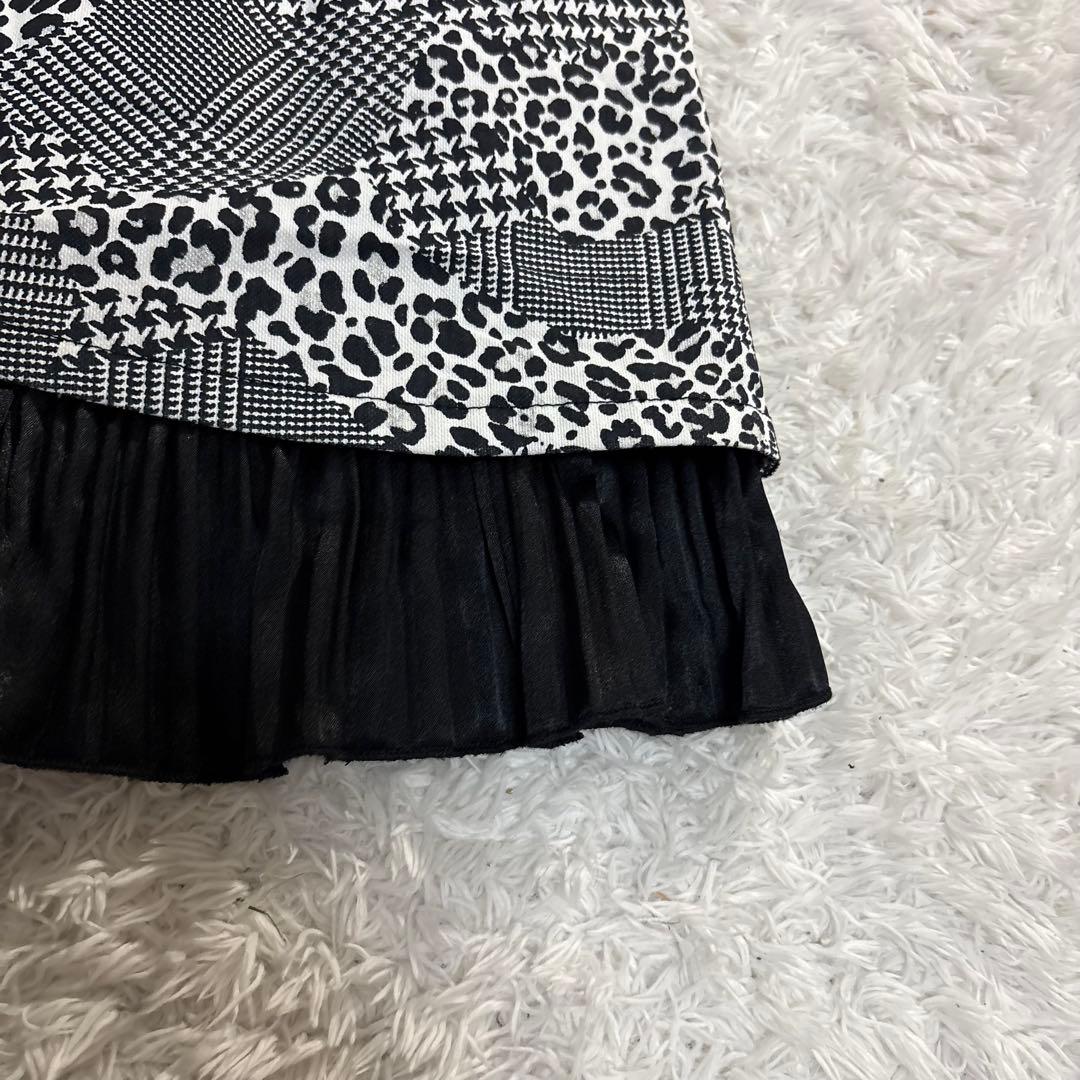 極美品　マスターバニー　パーリーゲイツ　　ヒョウ柄　フリル　ゴルフ　サイズ0