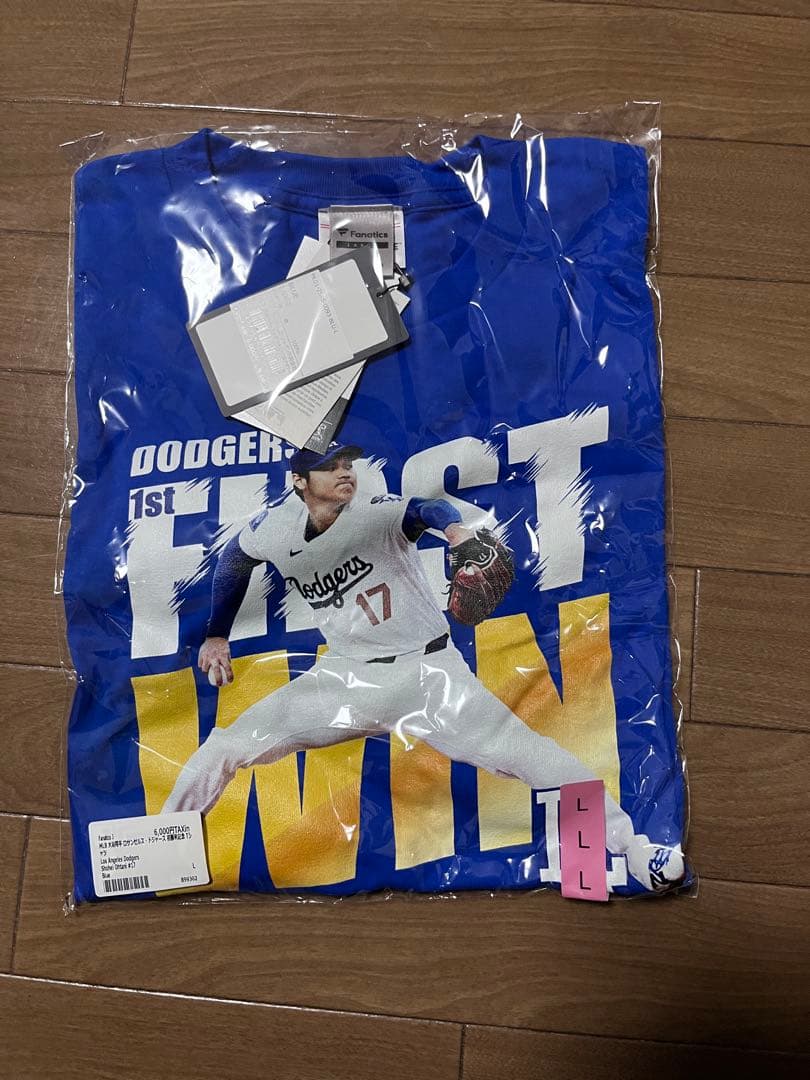 【新品未使用】大谷翔平　ドジャース初勝利記念Tシャツ