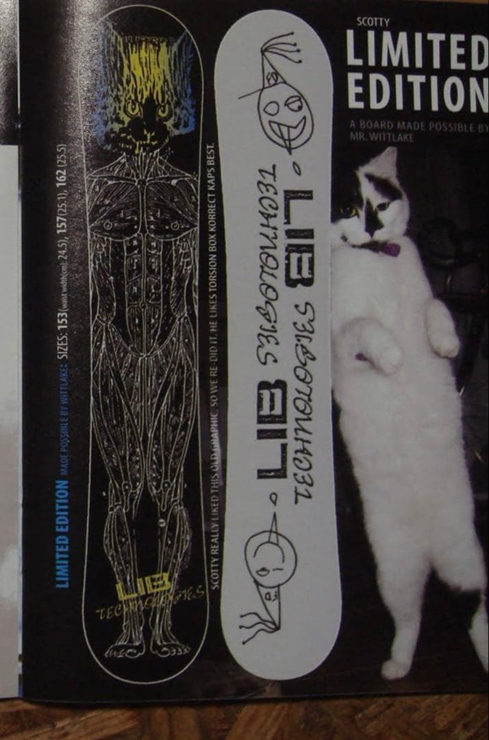 しいたけ  激レア LIB TECH Scotty Wittlake