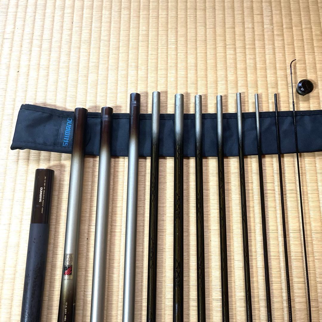 【商品】シマノ ファインカーボン α ズーム刀渓抜EX硬調53 渓流竿　ケース付