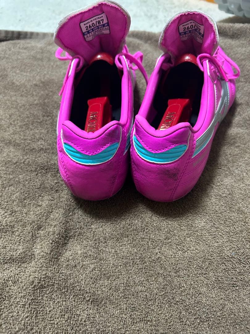 【希少】Mizuno Morelia Pro ピンク26cmAG 日本未発売品