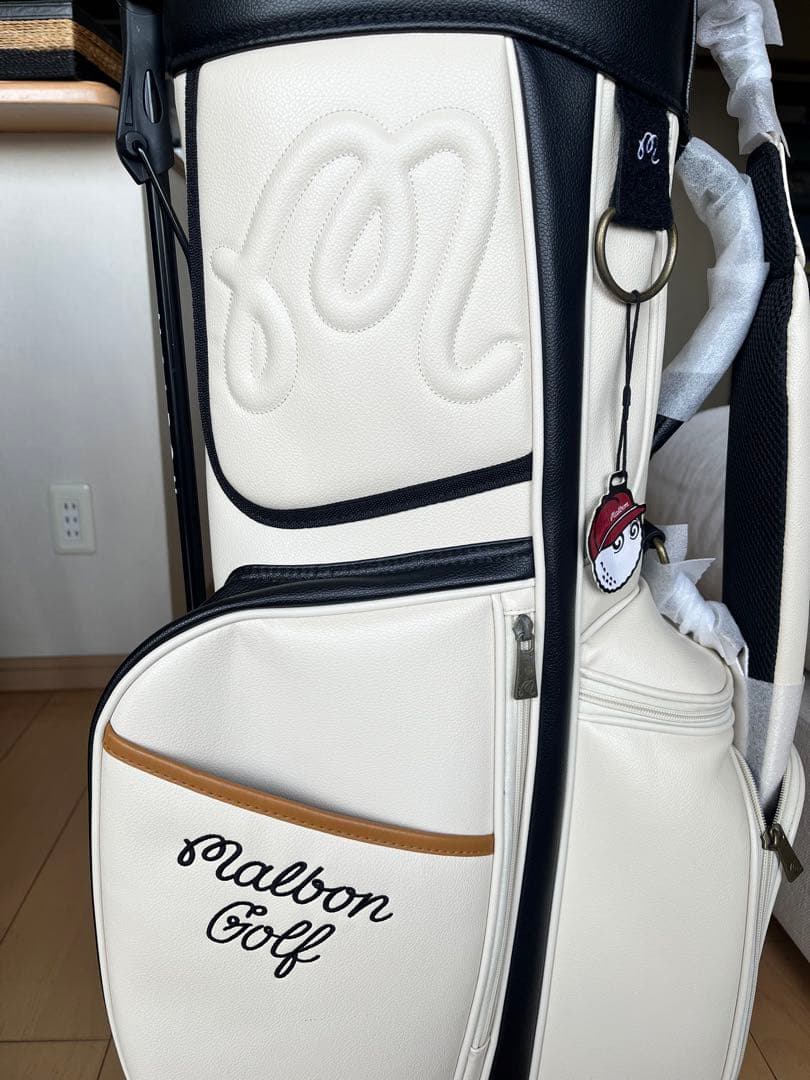 超美品大人気マルボンゴルフ スタンドキャディバッグ Malbon Golf 9型